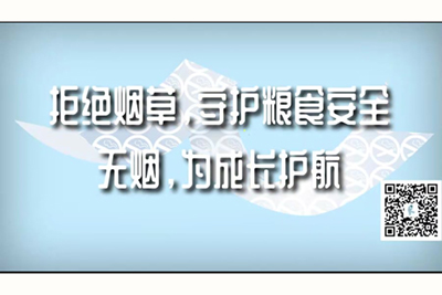 黄色操逼视频网站免费拒绝烟草，守护粮食安全